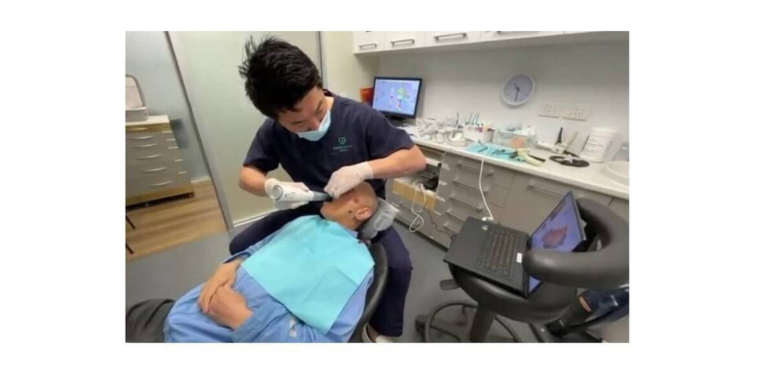 Removable denture restoration with our Aoralscan 3 intraoral scanner