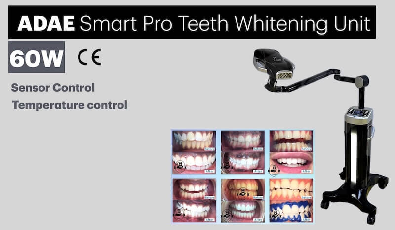 Teeth whitening machines and kits
