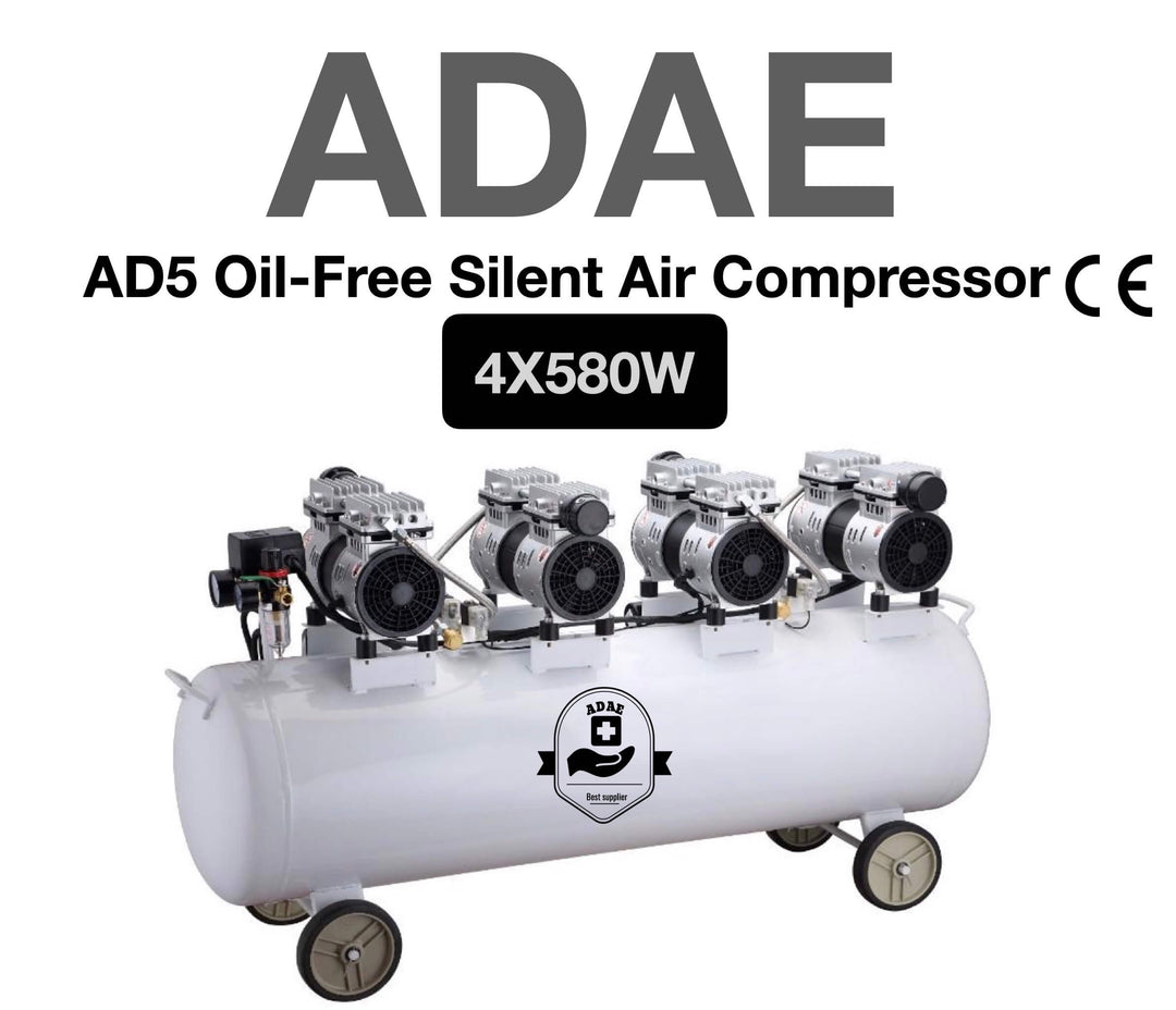 ADAE AD6 Silent Air compressor (Oil-Free)-4X580W-For seven dental chairs