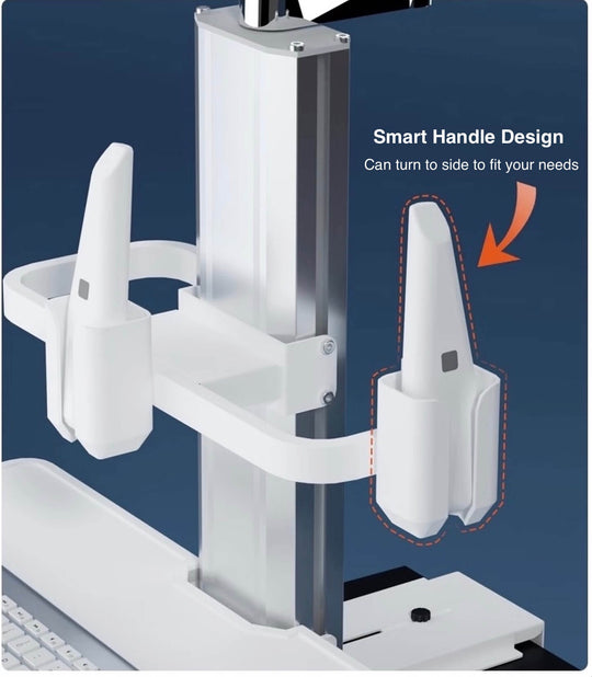 ADAE Pro 1 dental trolley for intraoral scanners and desktop computers