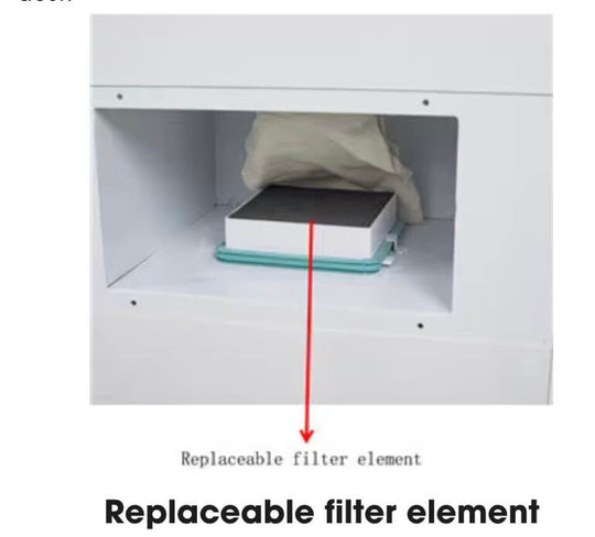 ADAE V1 shadowless mobile dental sandblaster with dust collector and micromotor (New Release)