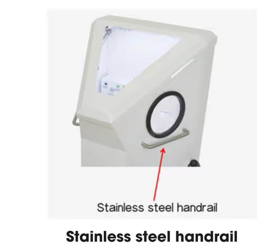 ADAE V1 shadowless mobile dental sandblaster with dust collector and micromotor (New Release)