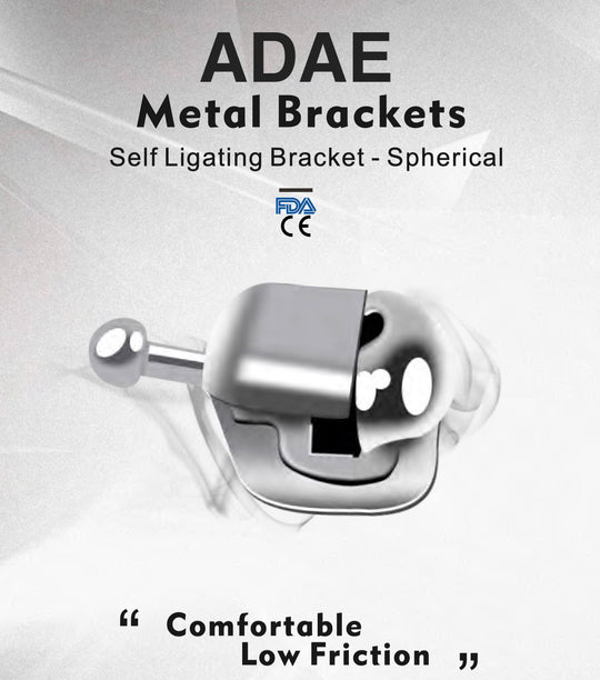 ADAE orthodontic self ligating brackets–Spherical