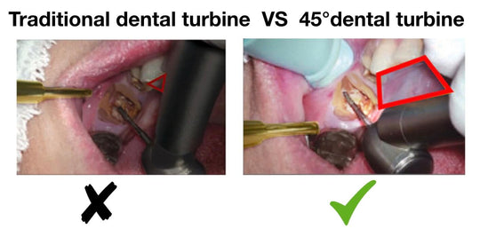 ADAE 45° LED dental turbine