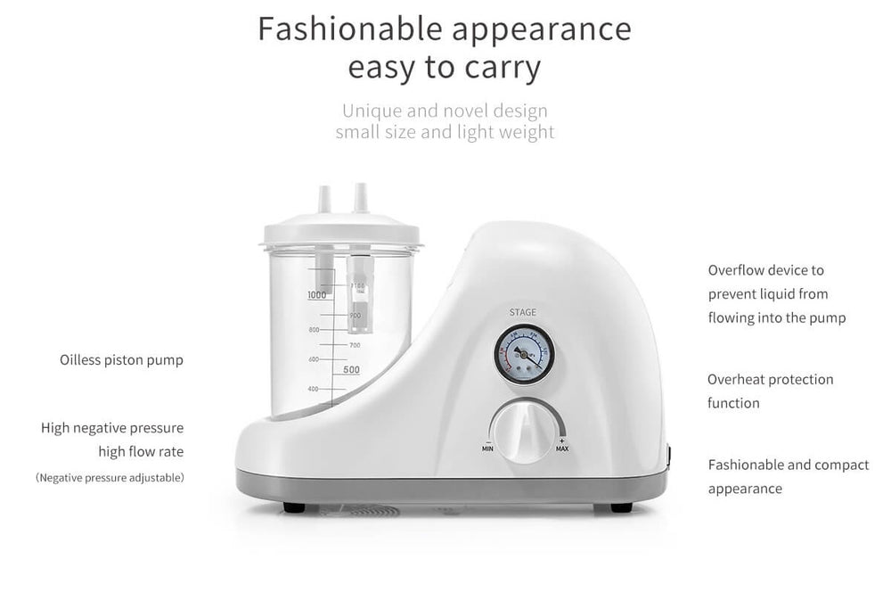 ADAE AD-1 portable dental suction unit