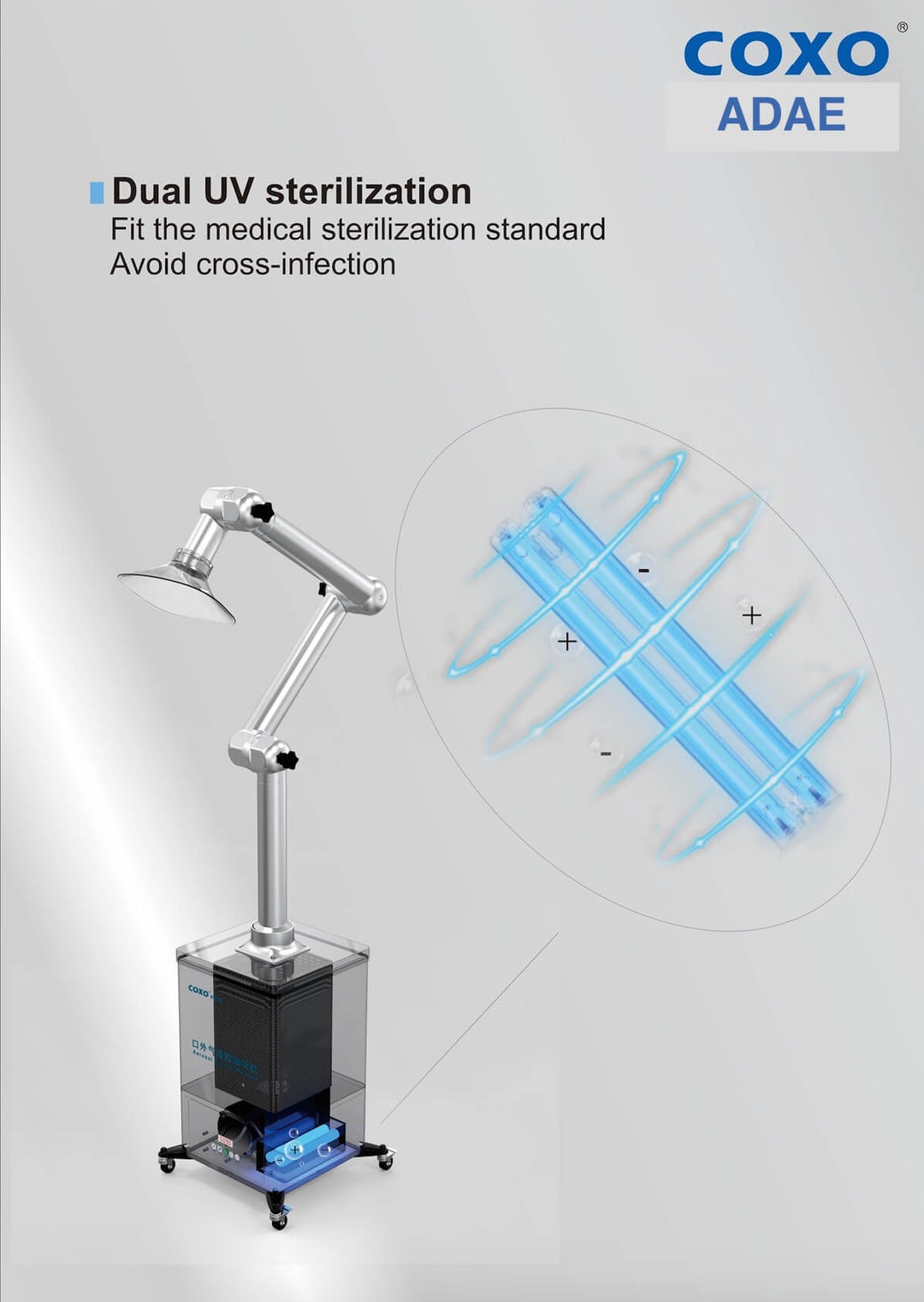 Coxo C-AS extraoral aerosol suction unit (FDA-CE approved)-Big Sale - ADAE Dental Online Store