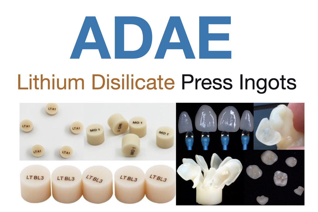 ADAE lithium disilicate press ingots
