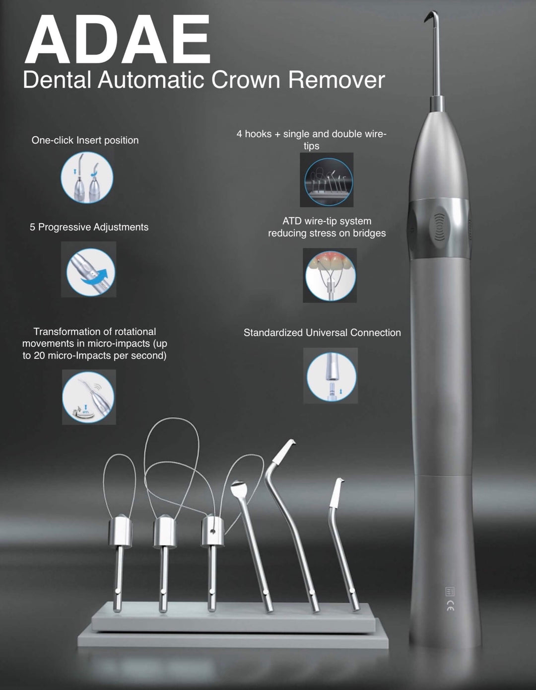 ADAE dental automatic crown remover