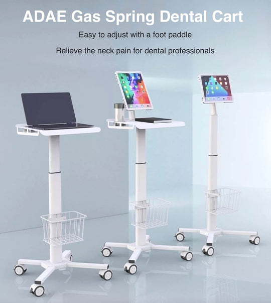 ADAE gas spring dental cart