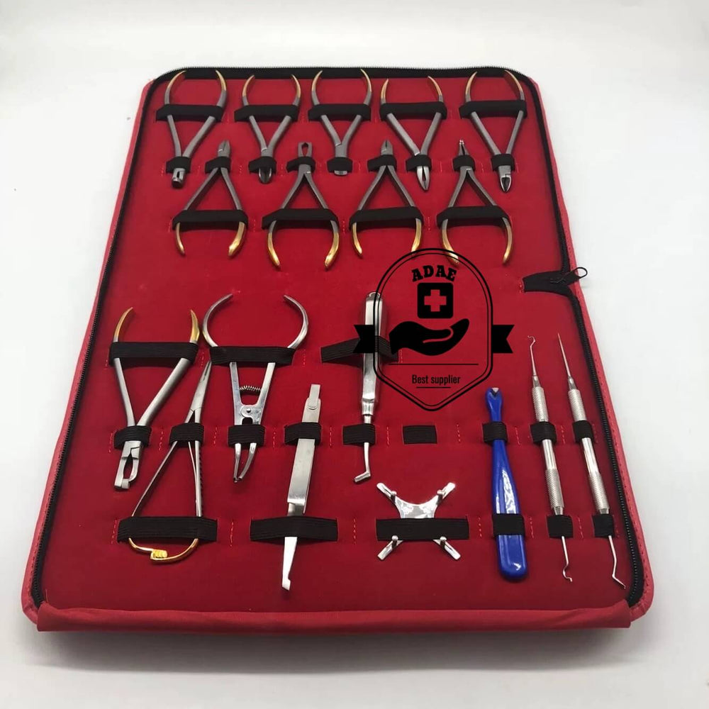 ADAE stainless steel orthodontic pliers set