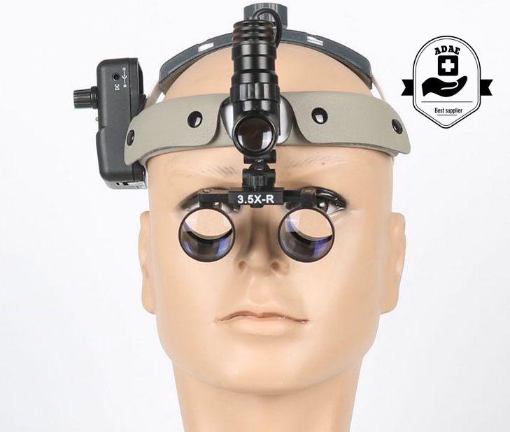 ADAE AD001R dental loupes with built in removable battery - ADAE Dental Online Store
