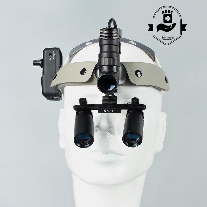 ADAE AD001R dental loupes with built in removable battery - ADAE Dental Online Store