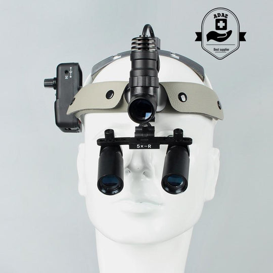 ADAE AD001R dental loupes with built in removable battery - ADAE Dental Online Store