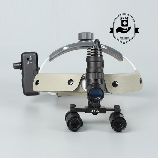 ADAE AD001R dental loupes with built in removable battery - ADAE Dental Online Store