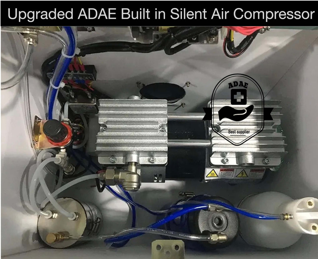 ADAE AD001 portable dental unit with built-in silent air compressor