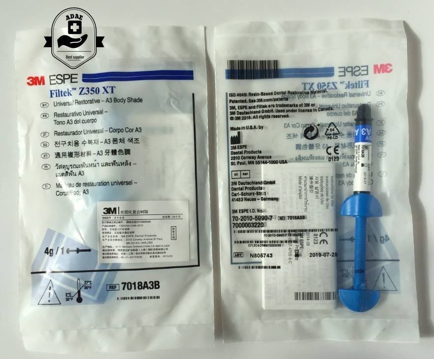 ( price for 5 syringes)Filtek™ Z350XT Universal Restorative Syringe 4g - ADAE Dental Online Store