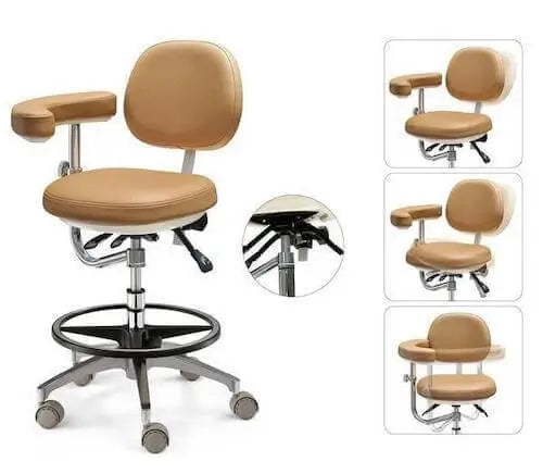 Dental stools at ADAE Dental Store for dental clinics, designed to provide ergonomic seating and comfort for dental professionals.