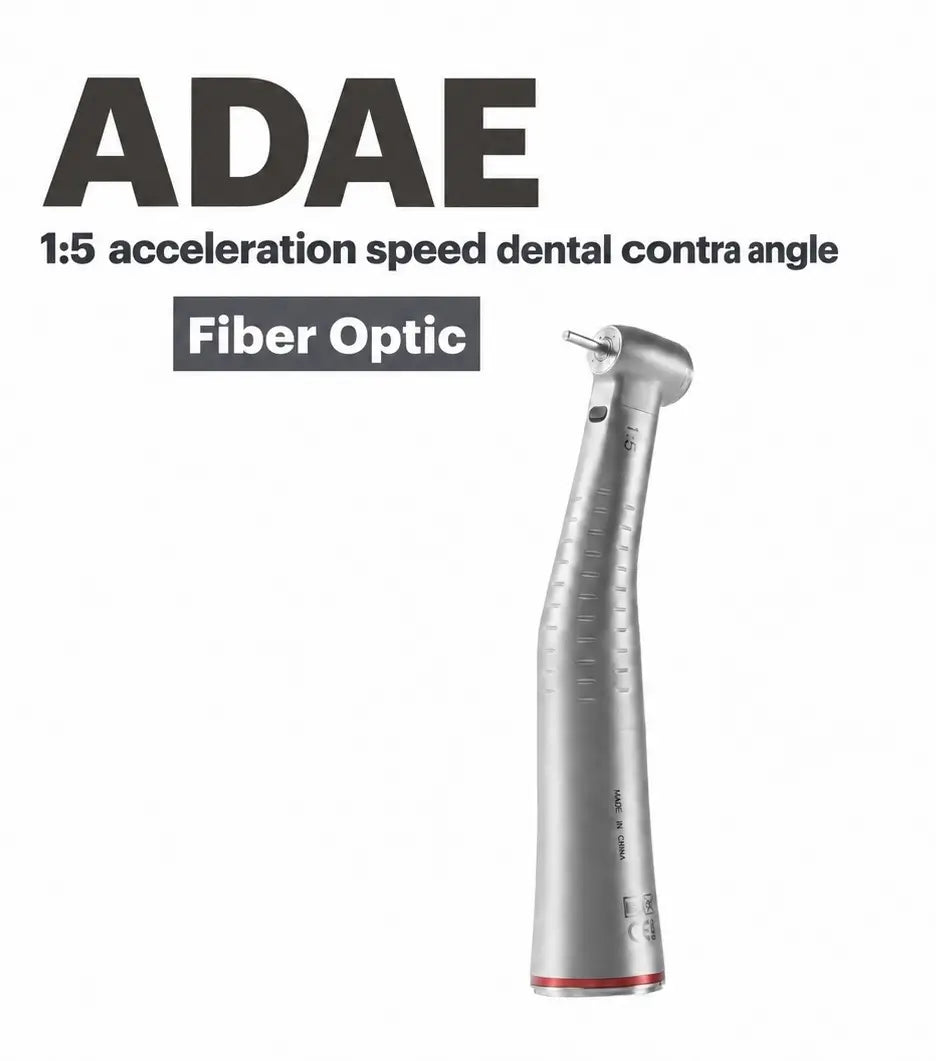 ADAE 1:5  acceleration  speed dental contra angle (LED fiber optic)
