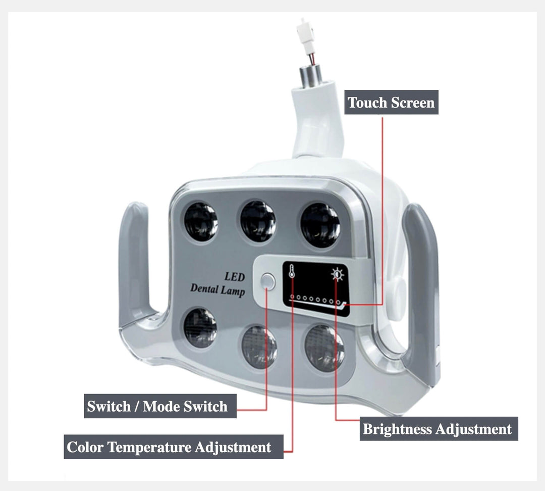 ADAE A1 shadowless LED dental chair operating lamp