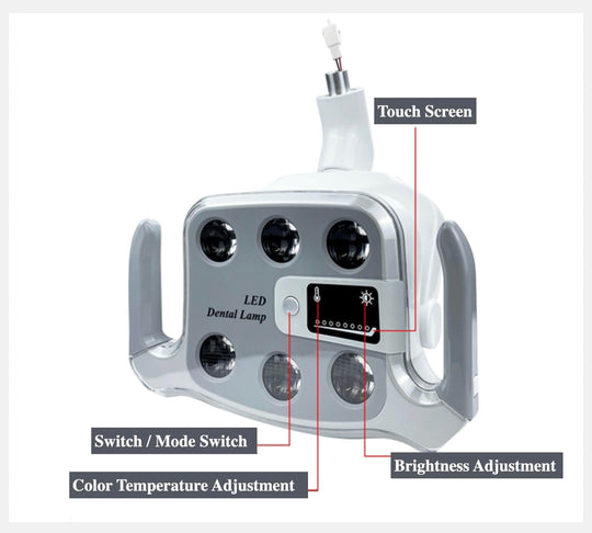 ADAE A1 shadowless LED dental chair operating lamp