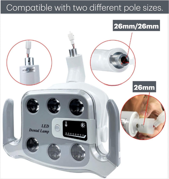 ADAE A1 shadowless LED dental chair operating lamp