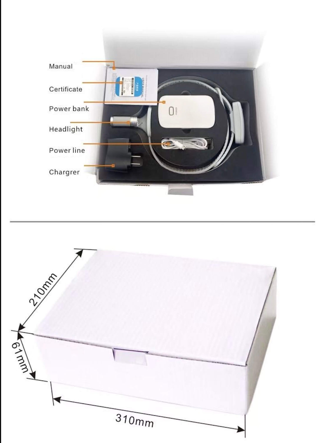 ADAE A1 headband LED light