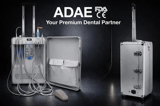 ADAE AD002 portable dental unit with built-in silent air compressor