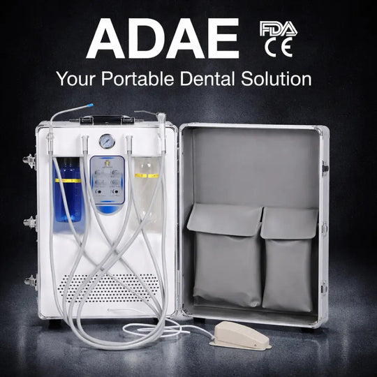 ADAE AD003 portable dental unit with built-in silent air compressor