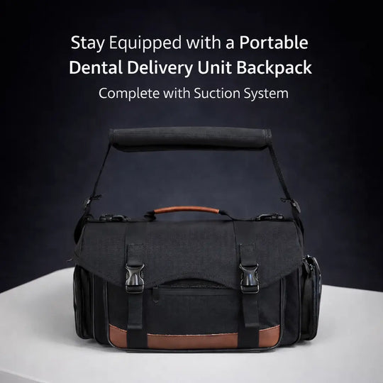 ADAE AD005 Portable Dental Delivery Unit Backpack with Suction System-Upgraded version