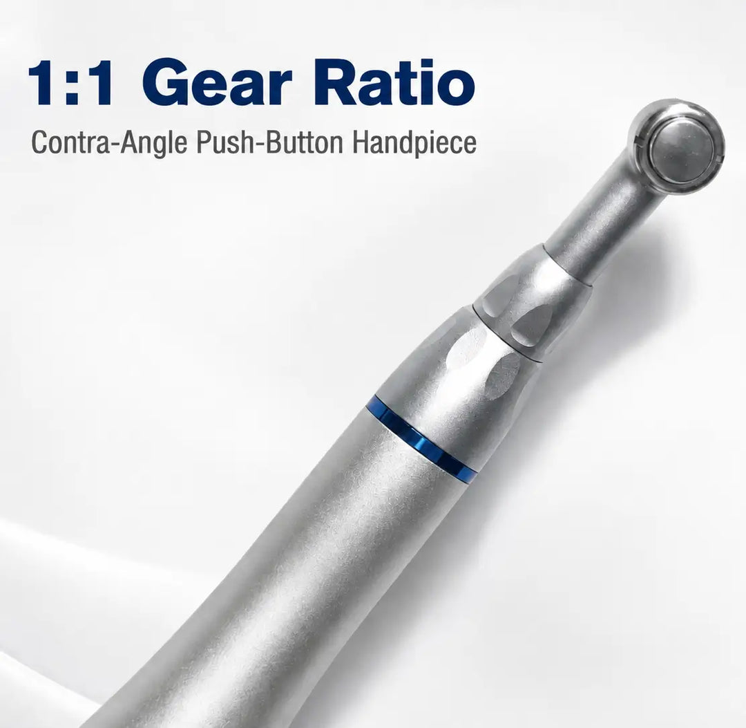 ADAE AD022 1:1 contra-angle push-button handpiece