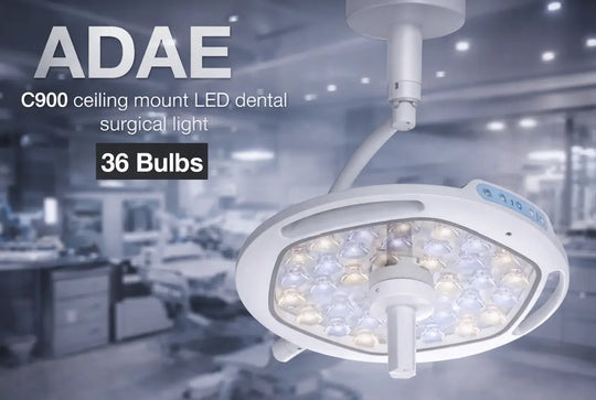 ADAE C900 ceiling mount LED dental surgical light (36 bulbs)