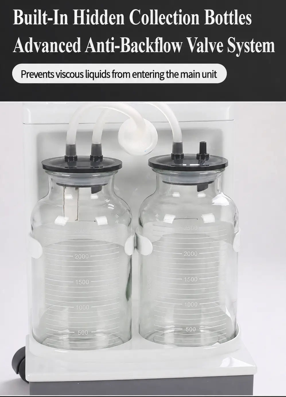 ADAE High-Power surgical  and dental suction unit – Dual Bottle (New release)