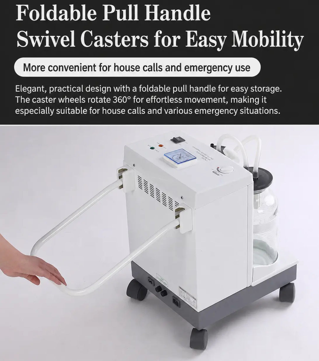 ADAE High-Power surgical  and dental suction unit – Dual Bottle (New release)