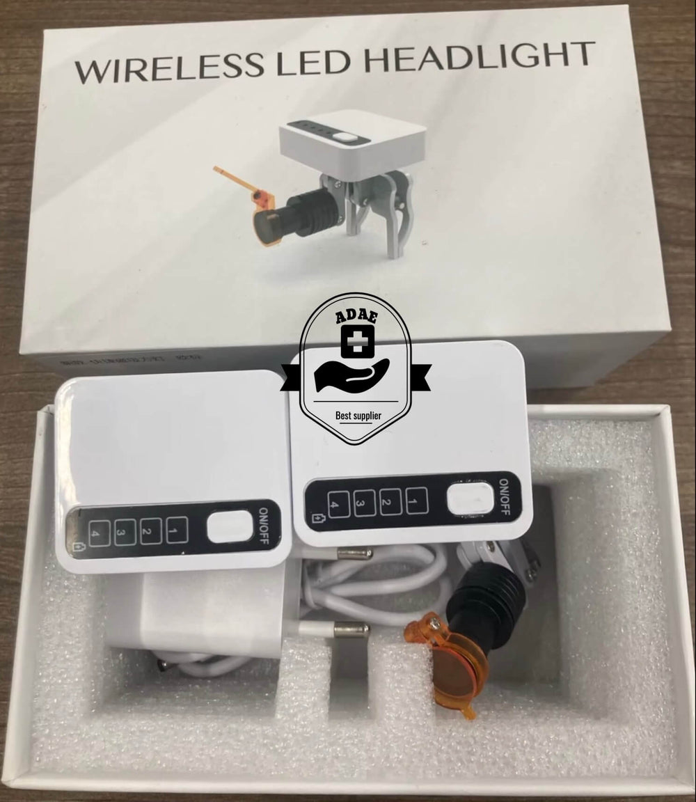 ADAE Pro 2 wireless universal LED headlight for loupes (Magnetic Battery Attachment)-New release