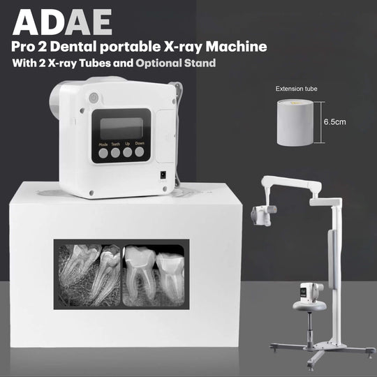 ADAE Pro 2 dental portable X-ray machine (with 2 X-ray tubes and optional stand)-New release