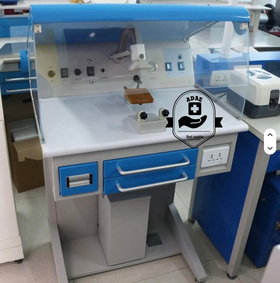 ADAE Pro dental Lab laboratory workstation with double vacuum suction