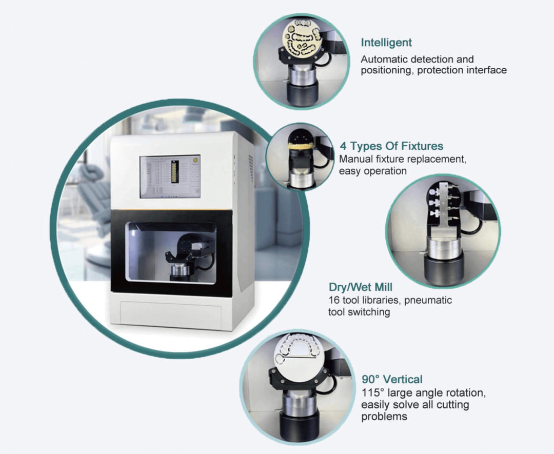 ADAE iMini Pro Dental milling unit-Recommended for Chairside system