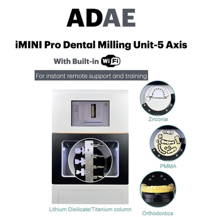 ADAE iMini Pro Dental milling unit-5 Axis (Dry and Wet Milling)