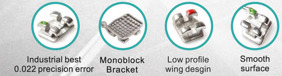 ADAE orthodontic brackets-Monoblock