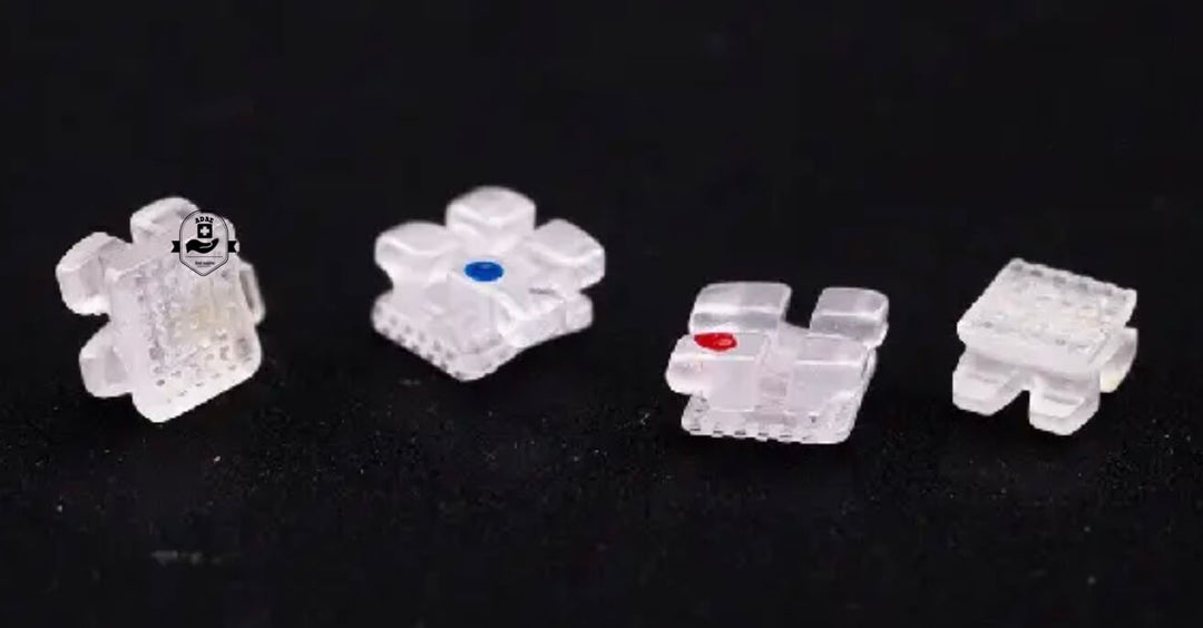 ADAE orthodontic ceramic self ligating brackets-Passive