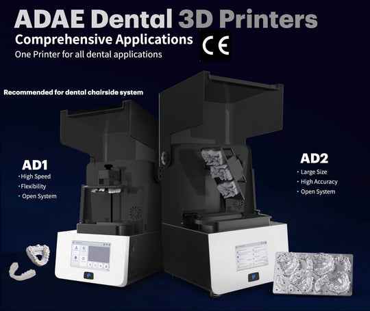 ADAE dental 3D printers (AD1 and AD2 models)-New release