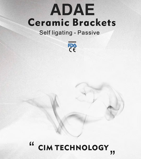 ADAE orthodontic ceramic self ligating brackets-Passive