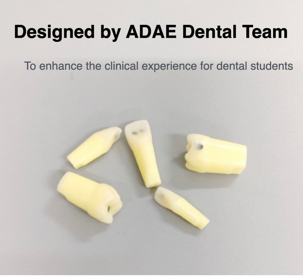 ADAE dental exam caries teeth with screws