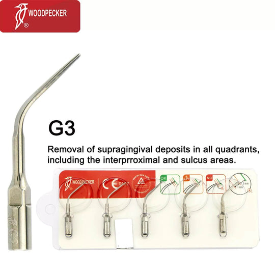 Woodpecker dental ultrasonic scaler tips (for EMS- DTE-SATELEC-Woodpecker)