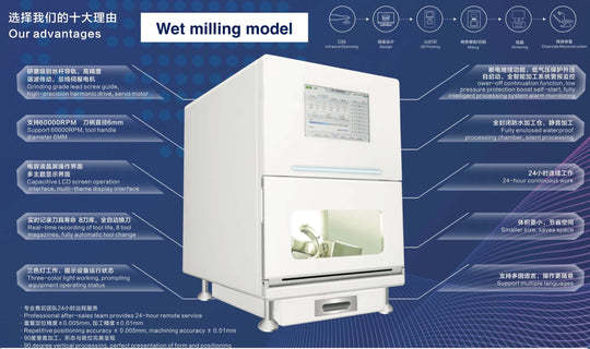 ADAE iMini M2 dental milling unit-5 Axis (Wet Milling)