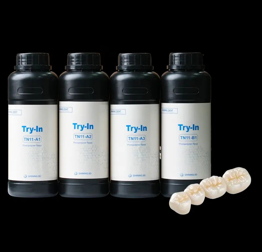 Shining 3D dental printing resin TN11 (Temporary Crown & Bridge)