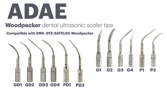 Woodpecker dental ultrasonic scaler tips (for EMS- DTE-SATELEC-Woodpecker)