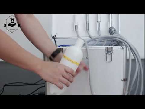 ADAE AD001 portable dental unit with built-in silent air compressor