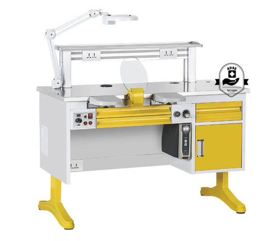 ADAE AD-4 Dental Lab workstation with built-in vacuum cleaner(Single)