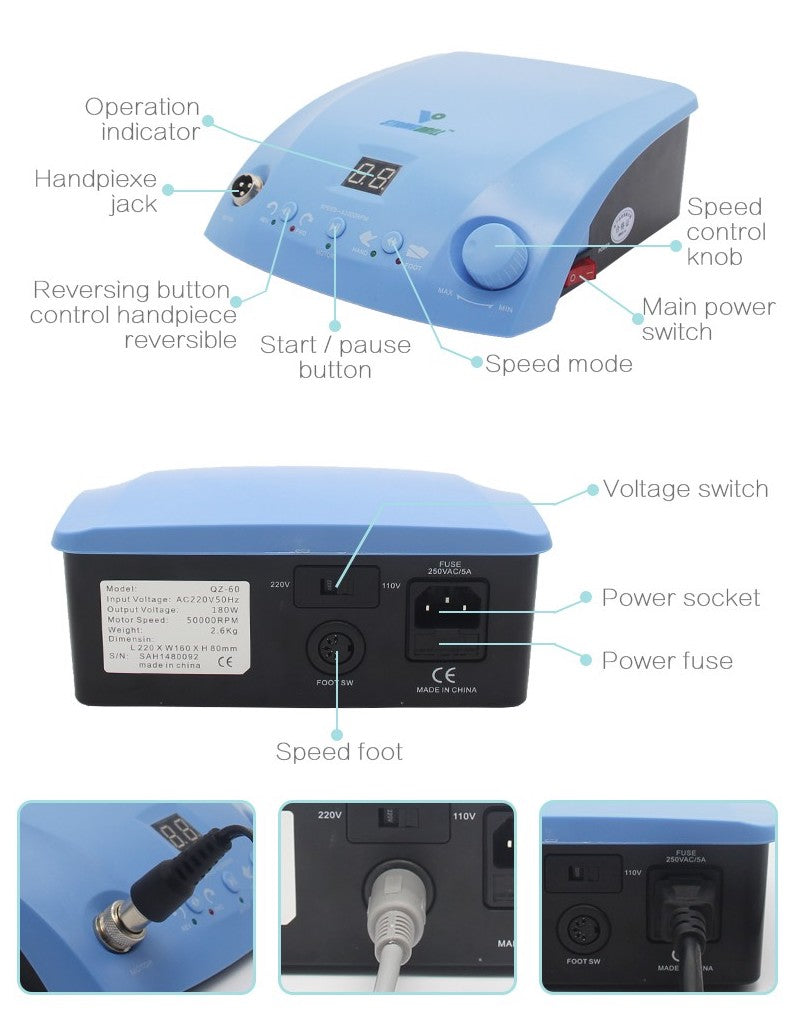 (Big sale) ADAE AD-S dental brushless micromotor (50000 RPM) - ADAE Dental Online Store